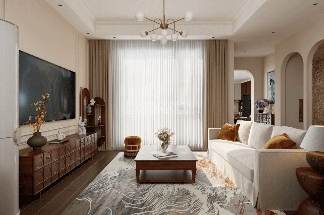 美式格调大宅：从挑空光影到木质温情，打造治愈系高级生活场(图6)