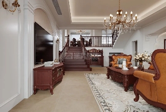 300㎡复式空间，藏着现代简欧风的高级浪漫(图2)