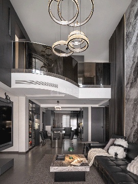 340㎡别墅设计：让空间，成为生活最本真的模样(图9)