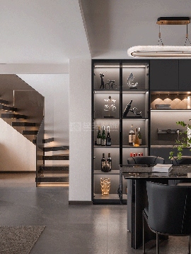 340㎡别墅设计：让空间，成为生活最本真的模样(图5)