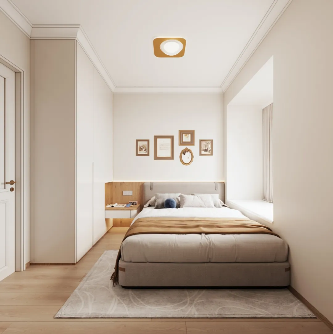 135㎡奶油X中古：把浪漫融入现实，享受来自生活的松弛感(图7)