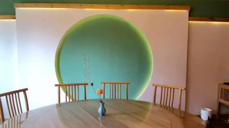 “雅意”的餐厅不再是梦想 墙壁纸最为色彩上的点缀