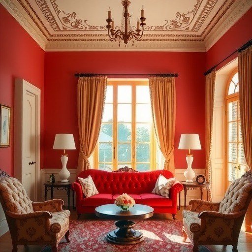 热情的红色 打造一个温馨浪漫的婚房(图2)